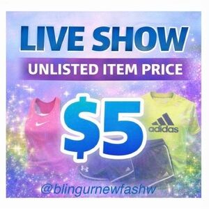 Live Show Unlisted $5 Start